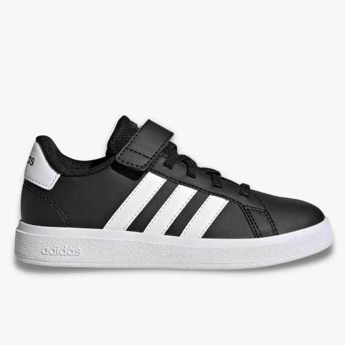 adidas Grand Court Elastic Lace And Top Strap Kid's Sneakers