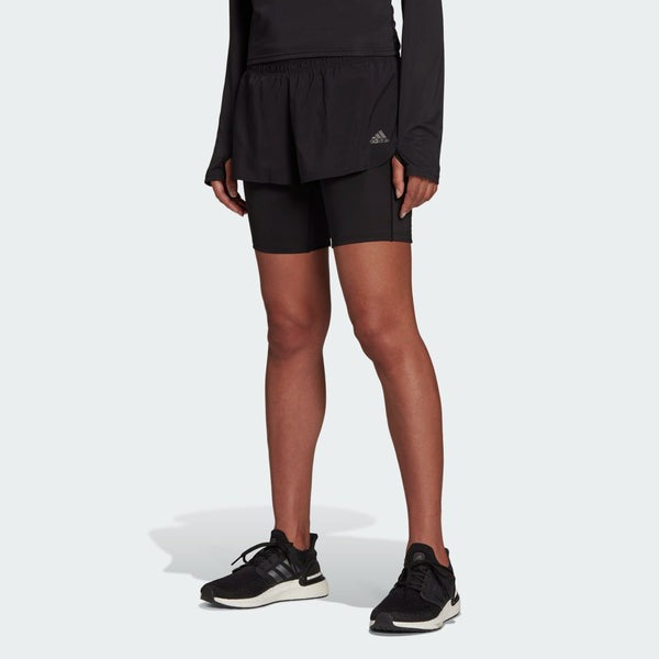 adidas Run Icons Two-in-One Women's Running Shorts