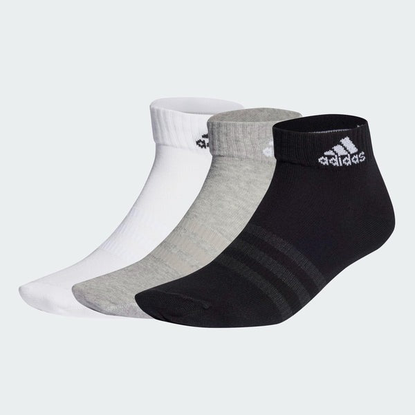 adidas 3 PPK Thin and Light Unisex Ankle Socks