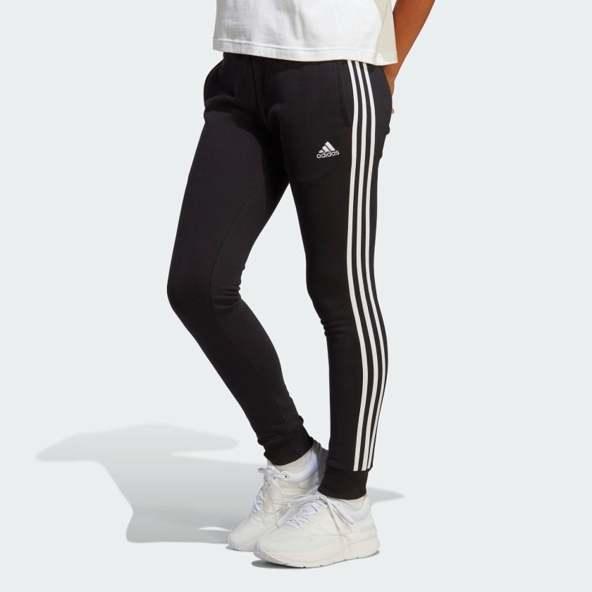 adidas Essentials 3 -Stripes French Terry Cuffed Women's Pants