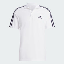Load image into Gallery viewer, adidas Essential 3 Stripe Pique Men&#39;s Polo Shirts
