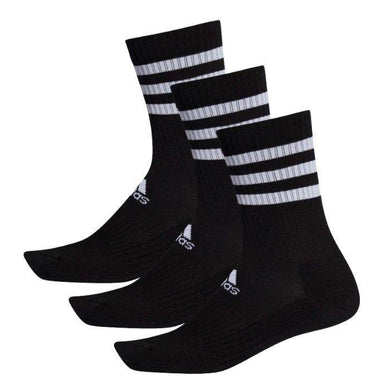 Adidas 3 Stripes Cushioned Crew 3PK Socks - orlandosportsuae