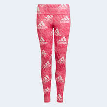 Load image into Gallery viewer, adidas AEROREADY Designed to Move Brand Love Kids Long Tights
