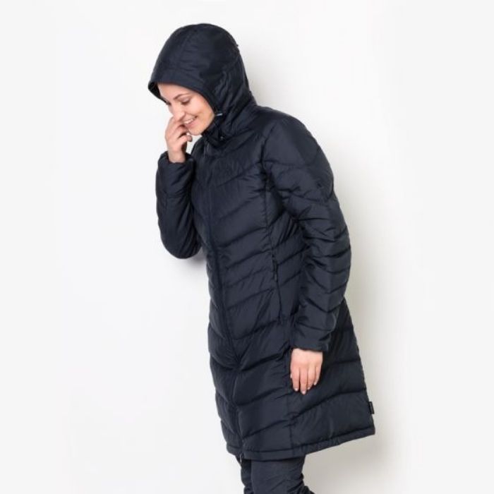 Jack wolfskin selenium coat black best sale